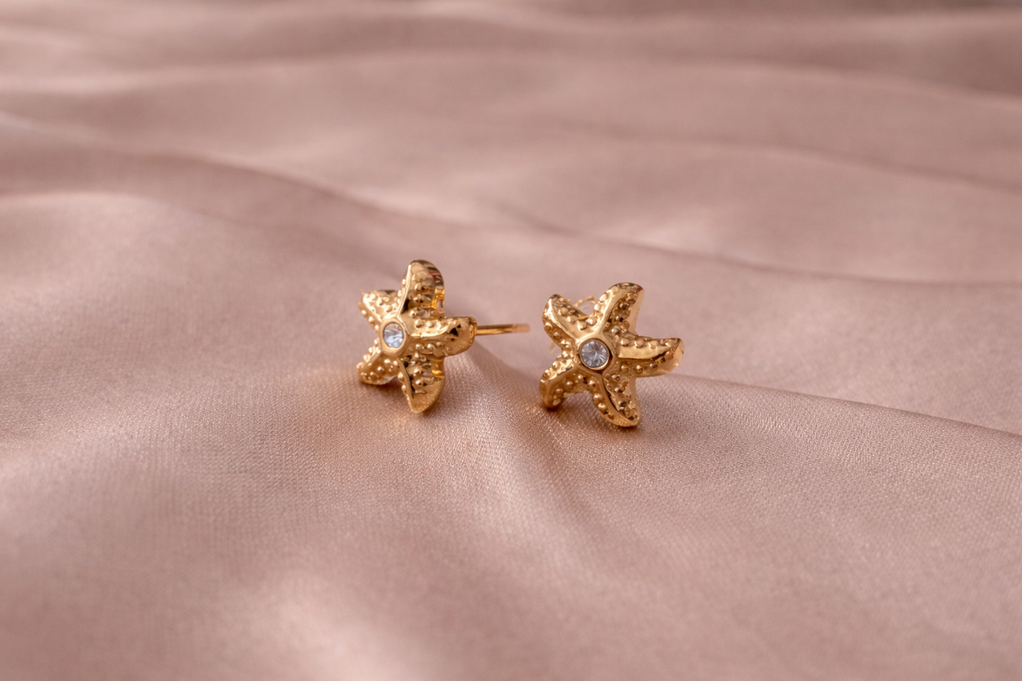 Starfish Crystal Stud Earrings